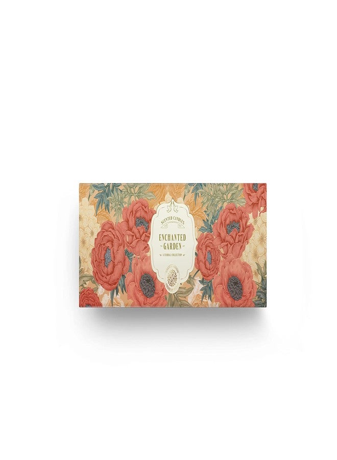 House of Aroma مجموعة هدايا هاوس أوف أروما، عبوة من 3 شموع معطرة - مجموعة الحديقة المسحورة | مصنوعة من شمع البارافين، وشمع العسل، وشمع الصويا، والزيوت العطرية، تحترق لمدة 20-24 ساعة | هدية شموع معطرة لتزيين المنزل - Image 4